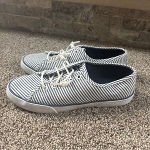 Women’s size 10 Sperry Nautical Striped Shoes
